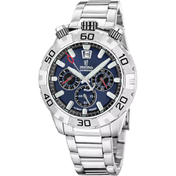 Reloj Festina Hombre F20743/1 Cronógrafo Acero Plateado