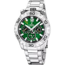 Reloj Festina Hombre F20743/2 Cronógrafo Acero Plateado