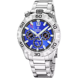 Reloj Festina Hombre F20743/3 Cronógrafo Acero Plateado