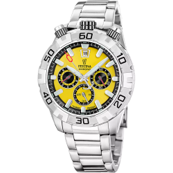 Reloj Festina Hombre F20743/4 Cronógrafo Acero Plateado