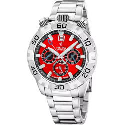 Reloj Festina Hombre F20743/5 Cronógrafo Acero Plateado