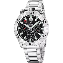 Reloj Festina Hombre F20743/6 Cronógrafo Acero Plateado