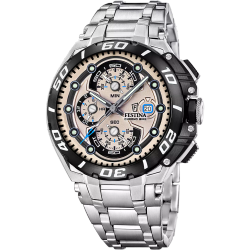Reloj Festina Hombre F20754/2 Chrono Bike Cronógrafo Acero Analógico