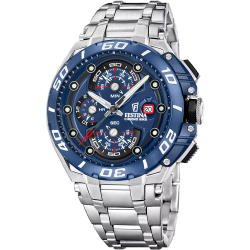 Reloj Festina Hombre F20754/4 Chrono Bike Cronógrafo Acero Analógico