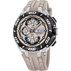 Reloj Festina Hombre F20755/2 Chrono Bike Sport Beige Cronógrafo Acero Analógico