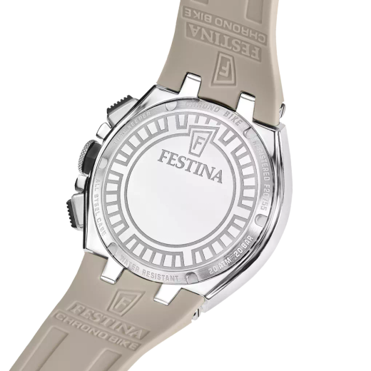 Reloj Festina Hombre F20755/2 Chrono Bike Sport Beige Cronógrafo Acero Analógico