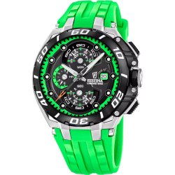 Reloj Festina Hombre F20755/6 Chrono Bike Sport Verde Cronógrafo Acero Analógico