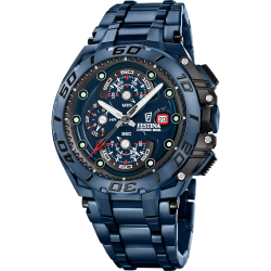 Reloj Festina Hombre F20757/1 Acero Azul Analógico