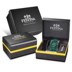 Reloj Festina Hombre F20758/1 Acero Verde Analógico