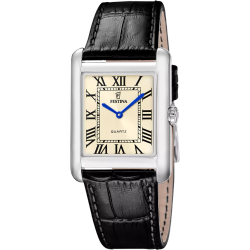 Reloj Festina Hombre F20771/2 Piel Negra Acero Analógico