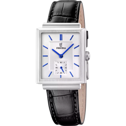 Reloj Festina Hombre F20775/2 Piel Negra Acero Analógico