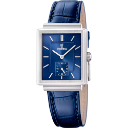 Reloj Festina Hombre F20775/3 Piel Azul Acero Analógico