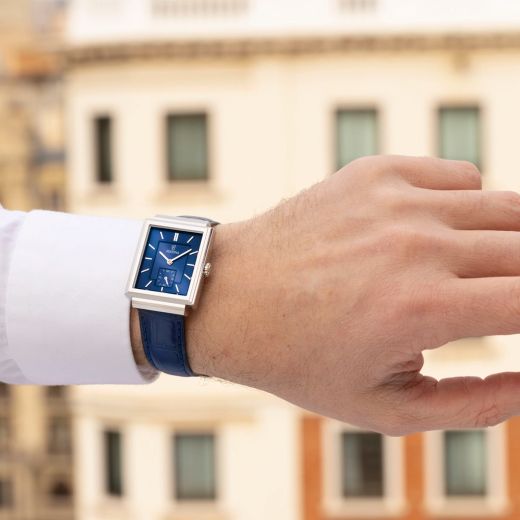 Reloj Festina Hombre F20775/3 Piel Azul Acero Analógico