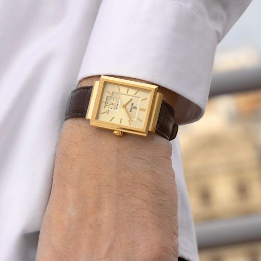 Reloj Festina Hombre F20776/3 Piel Marrón Acero Dorado Analógico