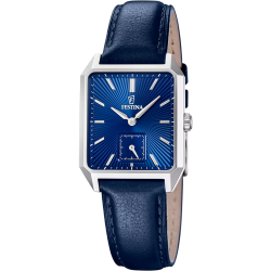 Reloj Festina Hombre F20779/3 Piel Azul Acero Analógico