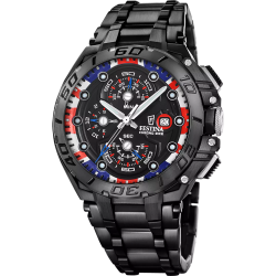 Reloj Festina Hombre F20796/1 Edición Limitada Acero IP Negro Cronógrafo Analógico