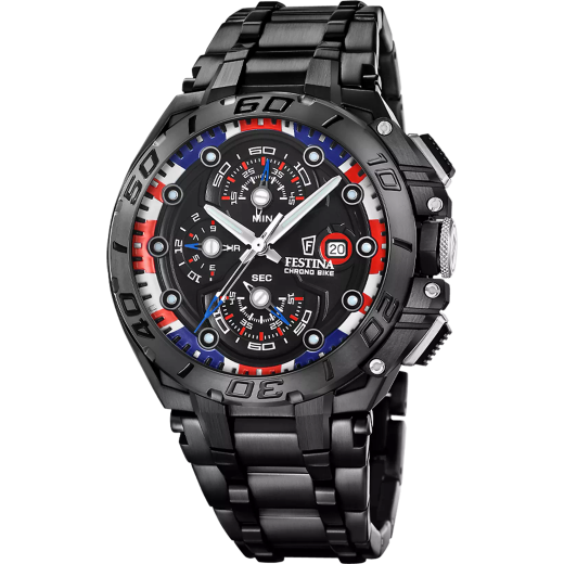 Reloj Festina Hombre F20796/1 Edición Limitada Acero IP Negro Cronógrafo Analógico