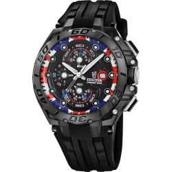 Reloj Festina Hombre F20796/1 Edición Limitada Acero IP Negro Cronógrafo Analógico