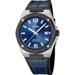 Reloj Festina Hombre F22001/2 Acero Plateado Bicolor Negro