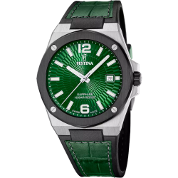 Reloj Festina Hombre F22001/3 Acero Plateado Bicolor Negro