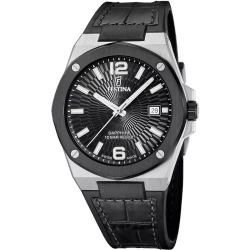Reloj Festina Hombre F22001/4 Acero Plateado Bicolor Negro