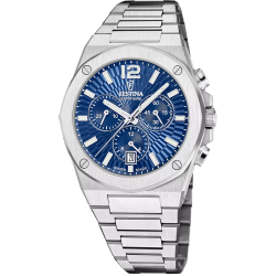 Reloj Festina Hombre F22002/2 Swiss Made Cronógrafo Acero Analógico