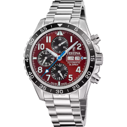 Reloj Festina Hombre Swiss Made F20055/5 Cronógrafo Acero Automático