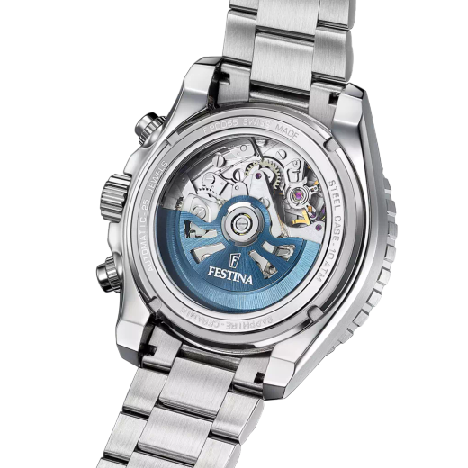 Reloj Festina Hombre Swiss Made F20055/5 Cronógrafo Acero Automático