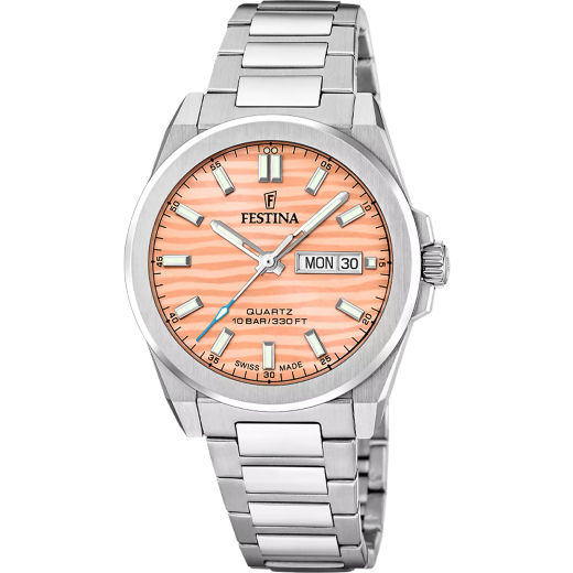 Reloj Festina Hombre Swiss Made F20073/7 Acero Analógico
