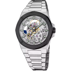 Reloj Festina Hombre Swiss Made F22008/1 Acero Automático