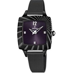 Festina Dameur F16651/C Sort Stål
