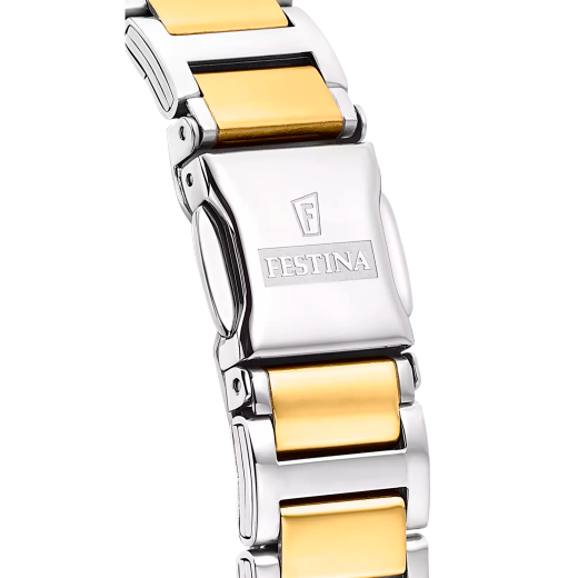 Reloj Festina Mujer F16937/B Acero Plateado Bicolor Dorado Analógico