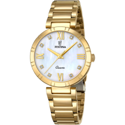 Reloj Festina Mujer F16938/2 Acero Dorado Analógico