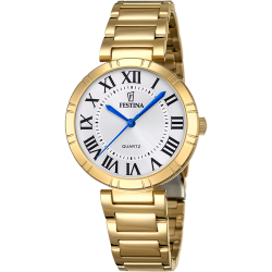 Reloj Festina Mujer F16938/3 Acero Dorado Analógico
