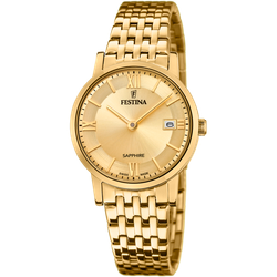 Reloj Festina Mujer F20021/2 Acero Dorado Analógico