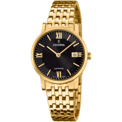 Reloj Festina Mujer F20021/3 Acero Dorado Analógico