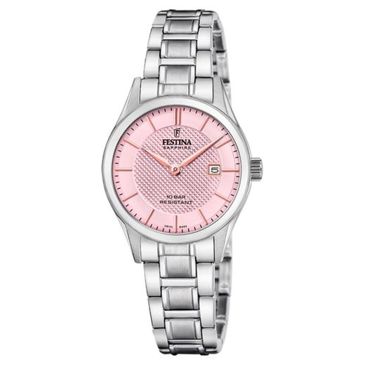 Festina Women's Watch F20068/3 Swiss Made Steel