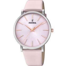 Reloj Festina Mujer F20371/2 Cuero Rosa