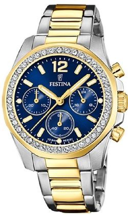 Montre Femme Festina F20607/2 Acier Doré Bicolore