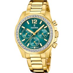 Reloj Festina Mujer F20609/6 Dorado Circonitas
