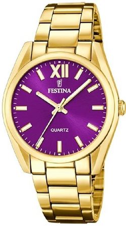 Reloj Festina Mujer F20640/3 Acero Dorado