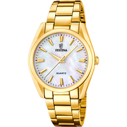 Reloj Festina Mujer F20640/A Acero Dorado Analógico