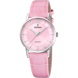 Reloj Festina Mujer F20691/3 Acero Piel Rosa Analógico
