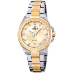 Reloj Festina Mujer F20702/2 Acero Bicolo Dorado