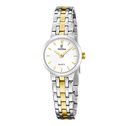 Reloj Festina Mujer F20747/1 Acero Bicolor Dorado Analógico