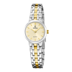 Reloj Festina Mujer F20747/2 Acero Bicolor Dorado Analógico