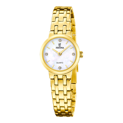 Reloj Festina Mujer F20748/1 Acero Dorado Analógico