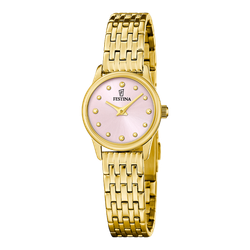 Reloj Festina Mujer F20750/2 Acero Dorado Analógico