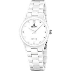 Reloj Festina Mujer F20751/1 Cerámica Blanco Analógico
