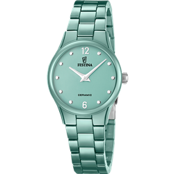Reloj Festina Mujer F20751/3 Cerámica Verde Analógico
